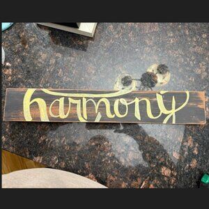 Harmony - handmade decorative plaque